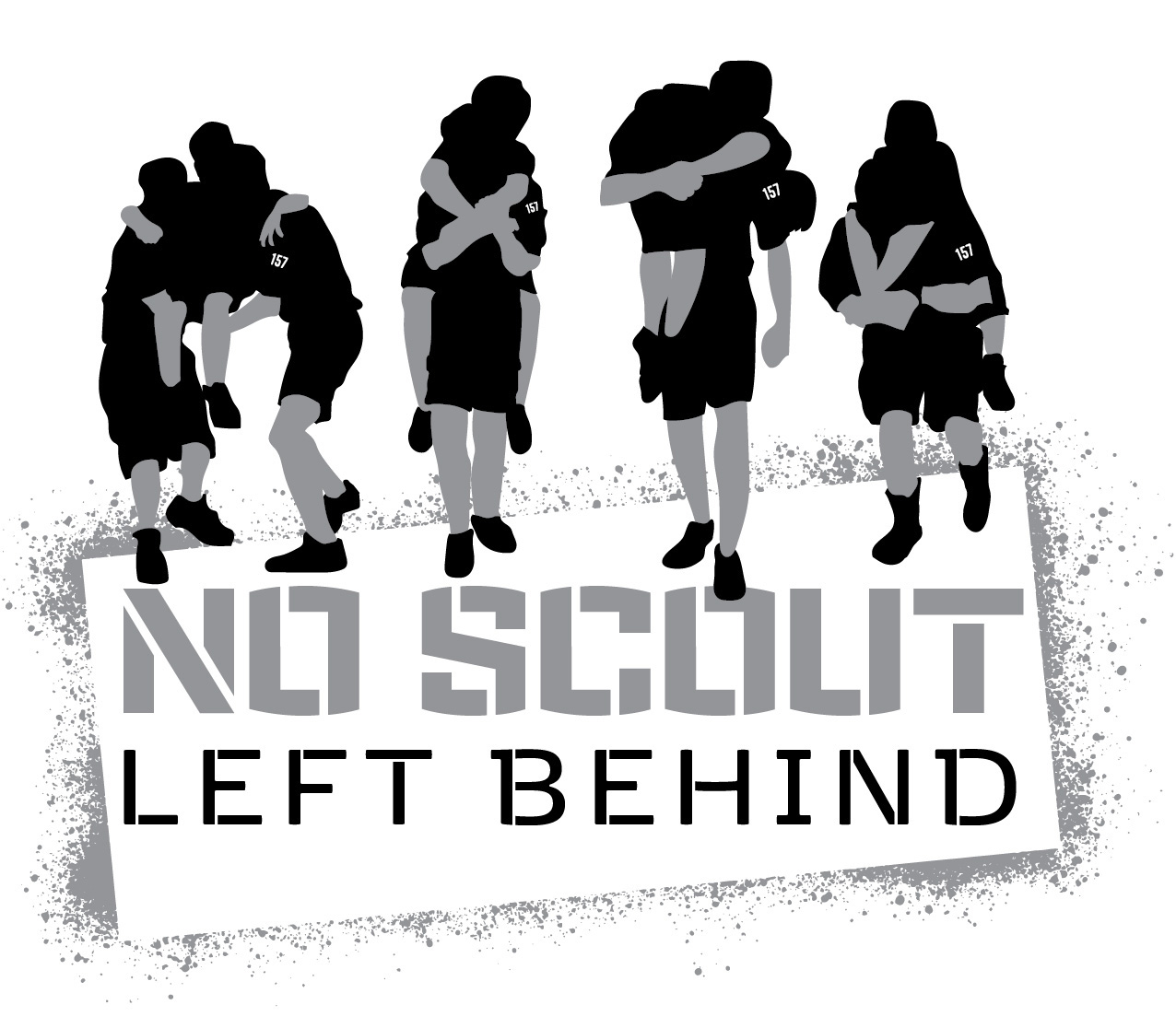 No Scout Left Behind shirt design.